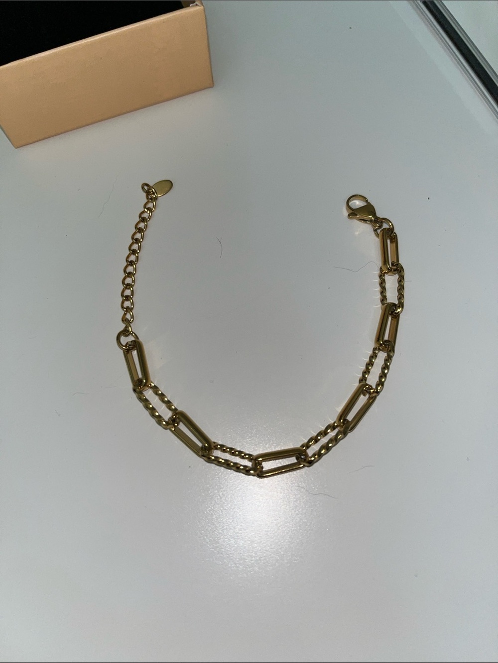 Solarié Gold Link Bracelet - Polished Chain